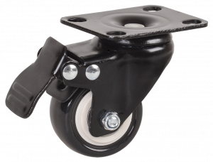 Ролики с тормозом (1 шт) ITK ITK-HP-25