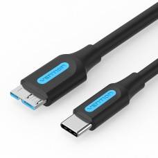 Кабель Vention USB 3.0 CM/micro-B - 1м. Vention CQABF — для бизнеса и офиса Кабель Vention USB 3.0 CM/micro-B - 1м. Vention CQABF — для бизнеса и офиса