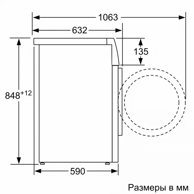 Отдельностоящая стиральная машина BOSCH Bosch Series 6 WGK244Z0ME — для бизнеса и офиса Отдельностоящая стиральная машина BOSCH Bosch Series 6 WGK244Z0ME — для бизнеса и офиса
