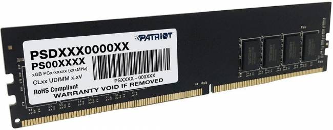 Память DDR4 8GB 2666MHz Patriot PSD48G26662 — для бизнеса и офиса