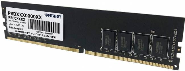 Память DDR4 8GB 2666MHz Patriot PSD48G26662 — для бизнеса и офиса