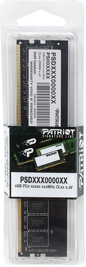 Память DDR4 8GB 2666MHz Patriot PSD48G26662 — для бизнеса и офиса