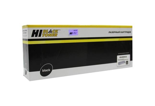 Тонер-картридж Hi-Black (HB-46490632) для OKI C532/C542/MC573/MC563, Bk, 7K — для бизнеса и офиса