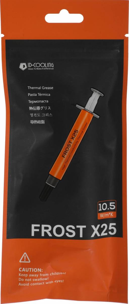 Термопаста ID-COOLING FROST X25 4G — для бизнеса и офиса