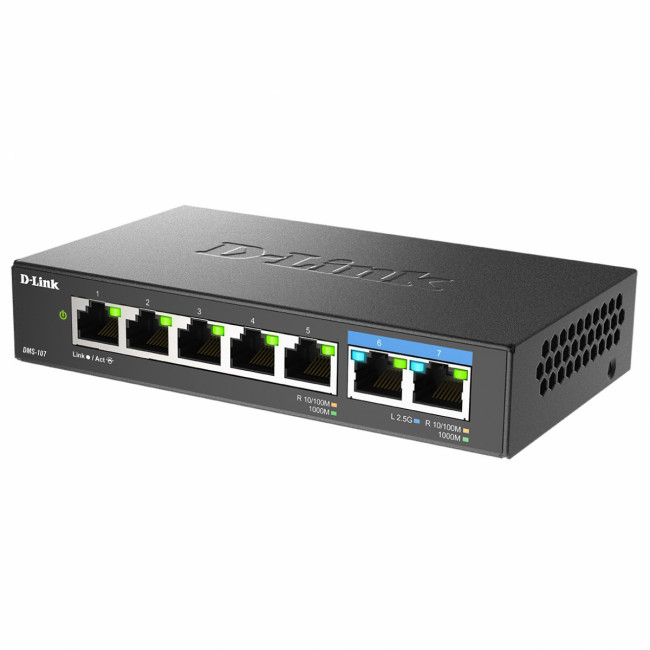 Коммутатор D-Link DMS-107/A1A — для бизнеса и офиса Коммутатор D-Link DMS-107/A1A — для бизнеса и офиса