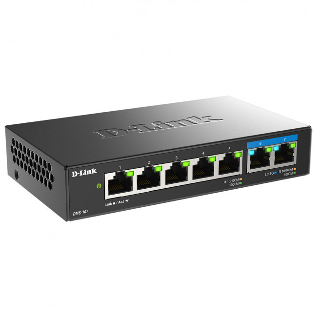 Коммутатор D-Link DMS-107/A1A — для бизнеса и офиса Коммутатор D-Link DMS-107/A1A — для бизнеса и офиса