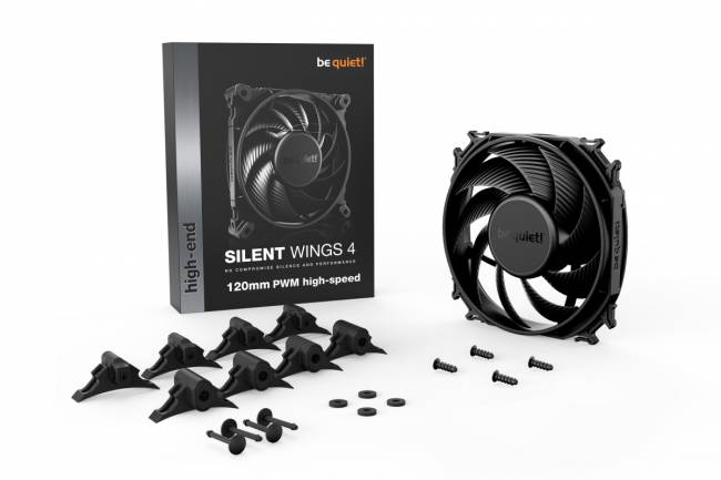 Кулер для корпуса be quiet! SILENT WINGS 4 120mm PWM high-speed — для бизнеса и офиса