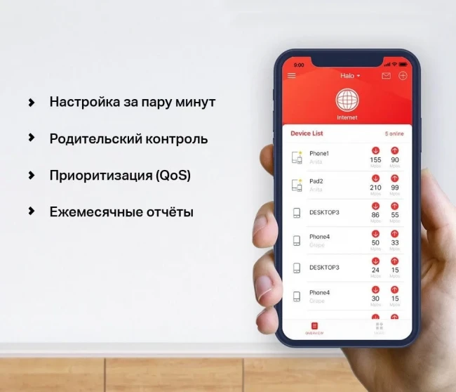 MESH система Mercusys Halo H30G(2-pack)