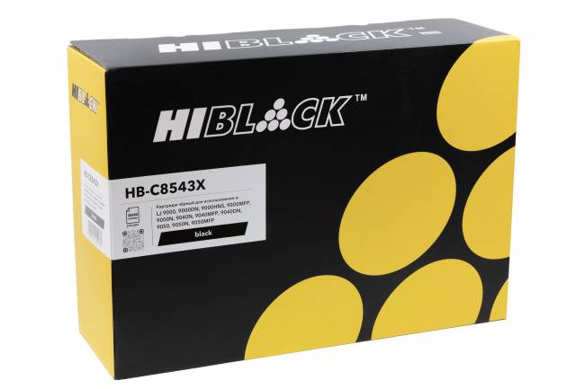 Картридж Hi-Black (HB-C8543X) для HP LJ 9000/9000MFP/9040N/9040MFP/9050, 30K — для бизнеса и офиса