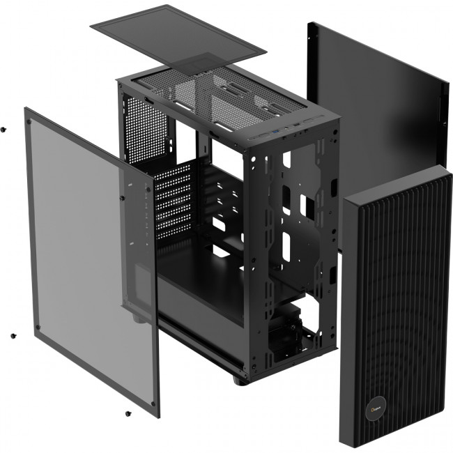 Корпус ПК без блока питания Ocypus Gamma-C70-BKG000XX-GL — для бизнеса и офиса Корпус ПК без блока питания Ocypus Gamma-C70-BKG000XX-GL — для бизнеса и офиса