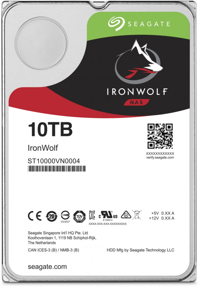 Жесткий диск Seagate IronWolf NAS ST10000VN0004 — для бизнеса и офиса