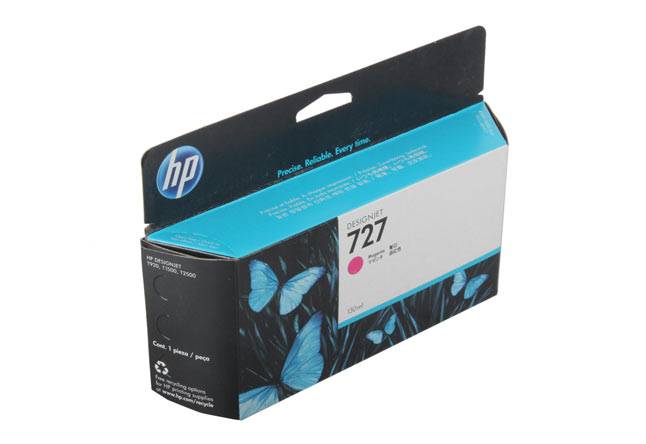 Картридж 727 для HP DJ T920/T1500 (O)  B3P20A, Magenta, 130 мл — для бизнеса и офиса