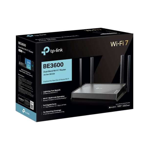 Маршрутизатор TP-Link Archer BE220 — для бизнеса и офиса Маршрутизатор TP-Link Archer BE220 — для бизнеса и офиса