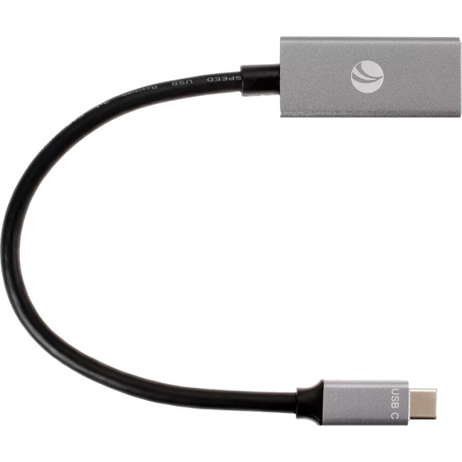 Адаптер USB Type-Cm---->DP(f) 1.4v, 8K@ 60Hz, Alum  Shell,VCOM <CU480M> Адаптер-переходник VCOM USB 3.1 Type C M/DisplayPort F (CU480M)