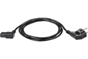 Кабель комп - розетка 220V EU (угол-угол)<VDE> 3GX0,75mm2, 1,8m, медь, Telecom <TE021DA-CU0.75-1.8M> VCOM TE021DA-CU0.75-1.8M