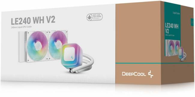 Система водяного охлаждения Deepcool R-LE240-WHAMMN-G-2 — для бизнеса и офиса