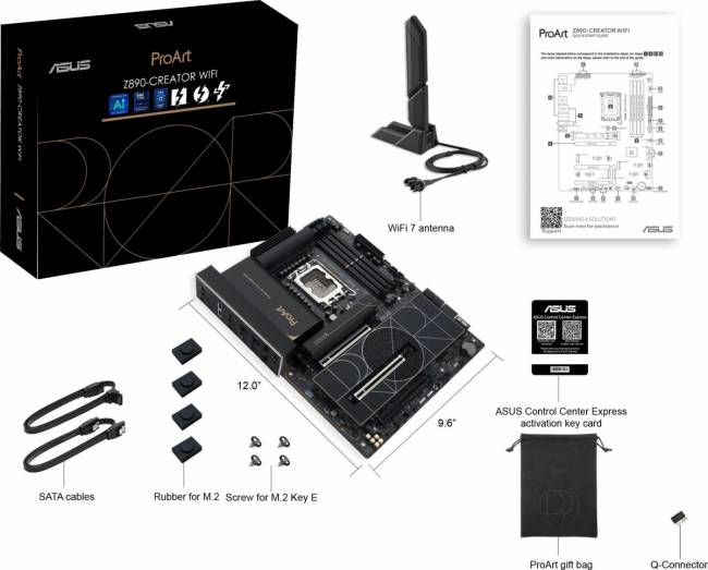 Материнская плата ASUS PROART Z890-CREATOR WIFI — для бизнеса и офиса