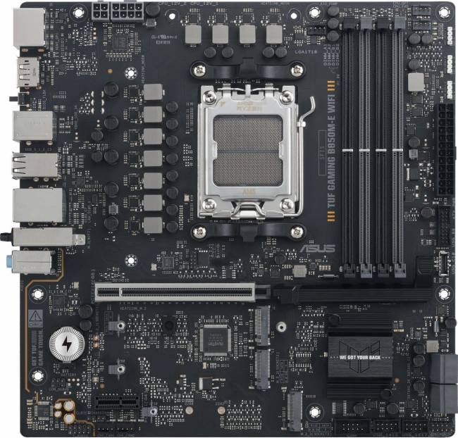 Материнская плата ASUS TUF GAMING B850M-E WIFI — для бизнеса и офиса Материнская плата ASUS TUF GAMING B850M-E WIFI — для бизнеса и офиса