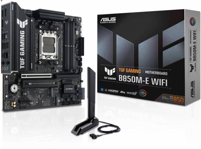 Материнская плата ASUS TUF GAMING B850M-E WIFI — для бизнеса и офиса Материнская плата ASUS TUF GAMING B850M-E WIFI — для бизнеса и офиса