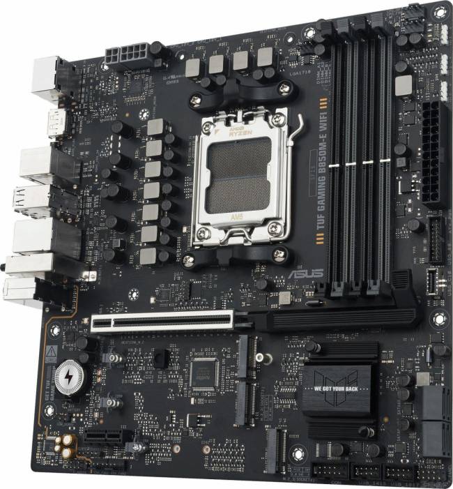Материнская плата ASUS TUF GAMING B850M-E WIFI — для бизнеса и офиса Материнская плата ASUS TUF GAMING B850M-E WIFI — для бизнеса и офиса