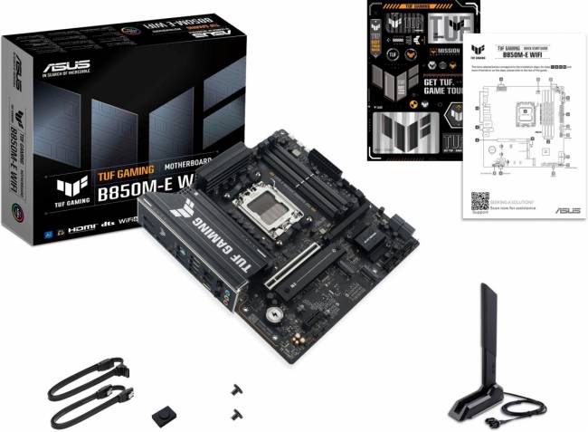 Материнская плата ASUS TUF GAMING B850M-E WIFI — для бизнеса и офиса Материнская плата ASUS TUF GAMING B850M-E WIFI — для бизнеса и офиса