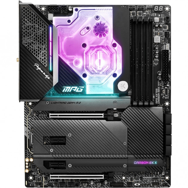 Материнская плата MSI MPG X570S CARBON EK X — для бизнеса и офиса Материнская плата MSI MPG X570S CARBON EK X — для бизнеса и офиса