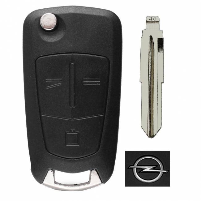 Корпус выкидного ключа OPEL 3 кнопки DAE-4 DW05, с лого (круг) — для бизнеса и офиса Корпус выкидного ключа OPEL 3 кнопки DAE-4 DW05, с лого (круг) — для бизнеса и офиса