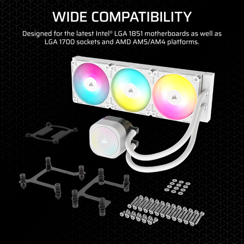 Система жидкостного охлаждения Corsair CW-9060095-WW — для бизнеса и офиса Система жидкостного охлаждения Corsair CW-9060095-WW — для бизнеса и офиса