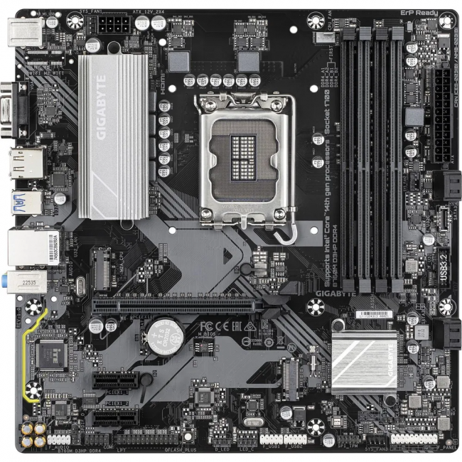 Материнская плата GIGABYTE B760M D3HP — для бизнеса и офиса Материнская плата GIGABYTE B760M D3HP — для бизнеса и офиса