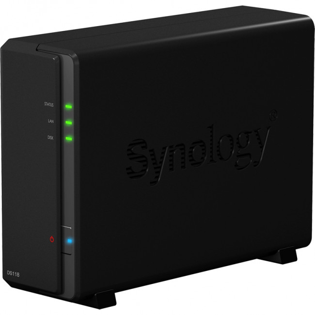 Сетевое хранилище без дисков Synology DS118 — для бизнеса и офиса Сетевое хранилище без дисков Synology DS118 — для бизнеса и офиса