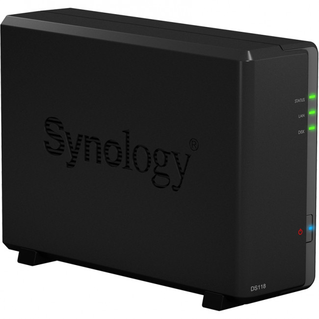 Сетевое хранилище без дисков Synology DS118 — для бизнеса и офиса Сетевое хранилище без дисков Synology DS118 — для бизнеса и офиса