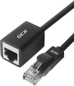 Greenconnect Удлинитель патч-корда прямой 2.0m, FTP медь, кат.6, черный, никелированный коннектор, 24 AWG, Premium ethernet high speed 10 Гбит/с, RJ45, T568B, GCR-51799 Greenconnect RJ45(m) - RJ45(f) Cat. 6 F/UTP PVC 2м чёрный