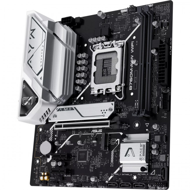 Материнская плата ASUS B760M-AYW WIFI-SI (90MB1FK0-M0UBY0) — для бизнеса и офиса Материнская плата ASUS B760M-AYW WIFI-SI (90MB1FK0-M0UBY0) — для бизнеса и офиса