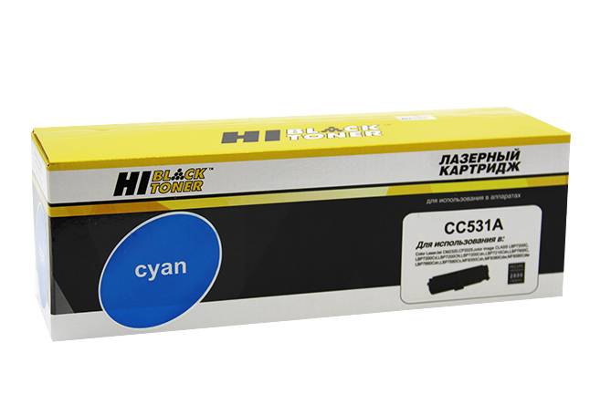 Картридж Hi-Black (HB-CC531A/CE411/CF381/718) для HP CLJ CP2025/CM2320/Canon LBP7200, C, 2,8K — для бизнеса и офиса