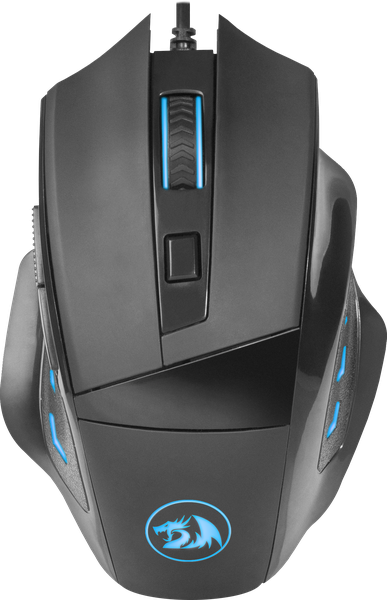 Redragon Проводная игровая мышь Phaser оптика,6кнопок,1000-3200dpi Redragon Phaser — для бизнеса и офиса