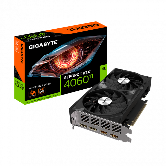 Видеокарта GIGABYTE GV-N406TWF2OC-8GD — для бизнеса и офиса
