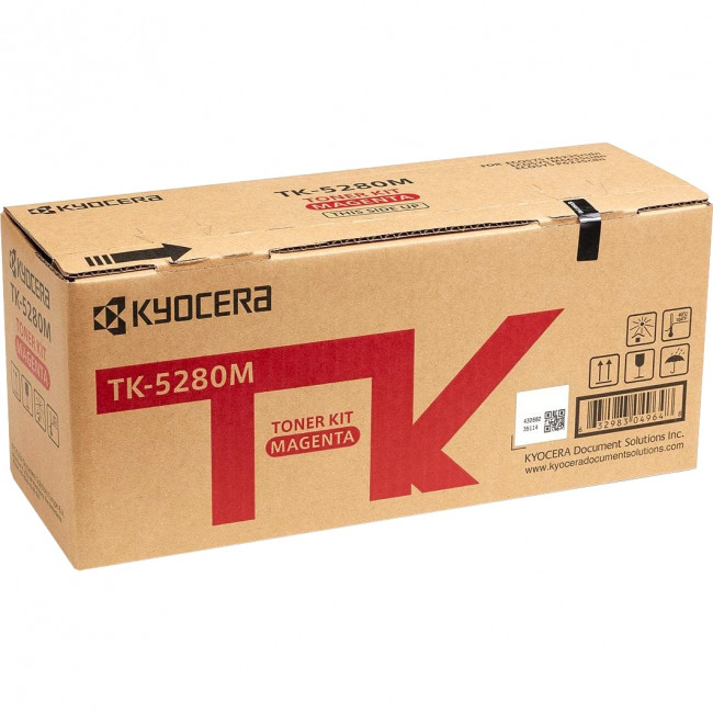 тонер-картридж Kyocera TK-5280M Kyocera 1T02TWBNL0 — для бизнеса и офиса тонер-картридж Kyocera TK-5280M Kyocera 1T02TWBNL0 — для бизнеса и офиса