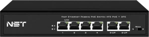 Passive PoE коммутатор Fast Ethernet NST NS-SW-4F2F-P/A