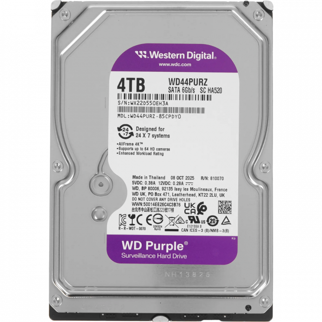 Жесткий диск WD WD44PURZ — для бизнеса и офиса Жесткий диск WD WD44PURZ — для бизнеса и офиса