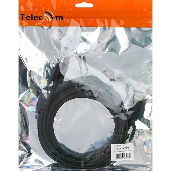 Кабель соединительный DP-DP 1.2V 4K@60Hz  5м Telecom <CG712-5M> Кабель Telecom DisplayPort (m)/DisplayPort (m) - 5 м (CG712-5M)