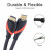 Кабель HDMI 19M/M ver. 2.0 black red, 0.5m VCOM <CG525-R-0.5> VCOM HDMI (m) - HDMI (m) 0.5м