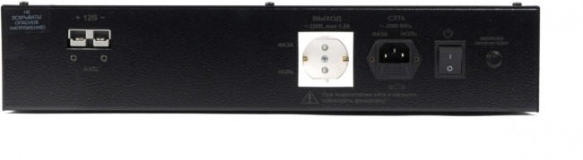 318 TEPLOCOM 300 источник питания offline 220В, 270ВА, работает от 1 внешней АКБ Бастион TEPLOCOM-300