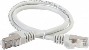 Коммутационный шнур (патч-корд), кат.5Е FTP, 1,5м, серый ITK RJ45(m) - RJ45(m) Cat. 5e F/UTP PVC 1.5м серый