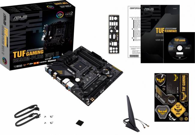 Материнская плата ASUS TUF GAMING B550M-PLUS WIFI II — для бизнеса и офиса Материнская плата ASUS TUF GAMING B550M-PLUS WIFI II — для бизнеса и офиса