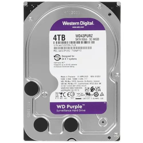 Жесткий диск WD WD43PURZ — для бизнеса и офиса