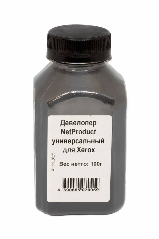 Девелопер NetProduct универсальный для Xerox, 100 г, банка — для бизнеса и офиса