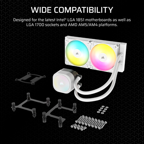 Система жидкостного охлаждения Corsair CW-9060094-WW — для бизнеса и офиса Система жидкостного охлаждения Corsair CW-9060094-WW — для бизнеса и офиса