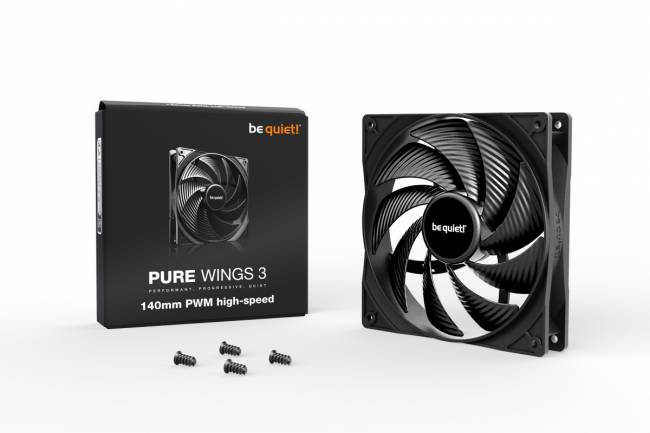 Кулер для корпуса be quiet! PURE WINGS 3 140mm PWM high-speed — для бизнеса и офиса