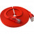 GCR Патч-корд PROF плоский прямой 15.0m, UTP медь кат.6, красный, 30 AWG, ethernet high speed 10 Гбит/с, RJ45, T568B, GCR-52855 Greenconnect GCR-52855 — для бизнеса и офиса