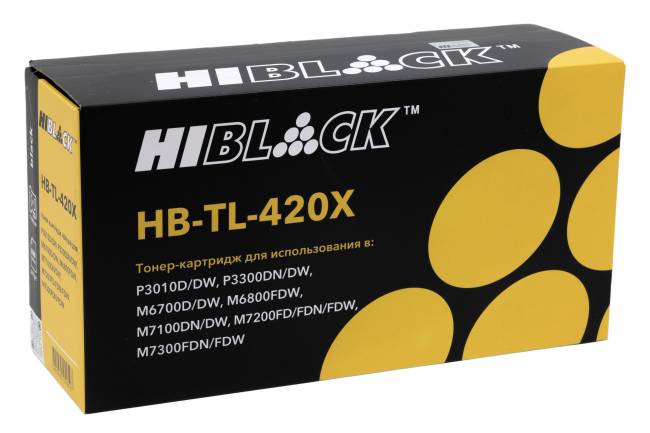 Тонер-картридж Hi-Black (HB-TL-420X) для Pantum M6700/P3010, 6K — для бизнеса и офиса